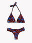 Malaika Ochre Printed Bikini