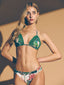 Bahiti Green Printed Bikini